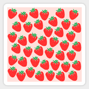 Cute Strawberry Magnet